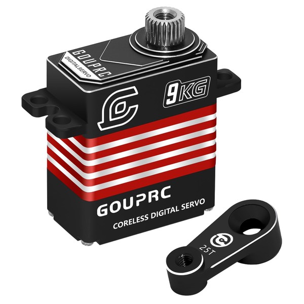 GOUPRC 9KG All Metal Coreless Digital Servo with 25T RC