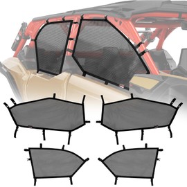 StarknightMT X3 Max Window Nets, Maverick X3 Side Windows Compatible with Can Am Maverick X3 Max 2017 2018 2019 2020 20212022 2023 Set of 4