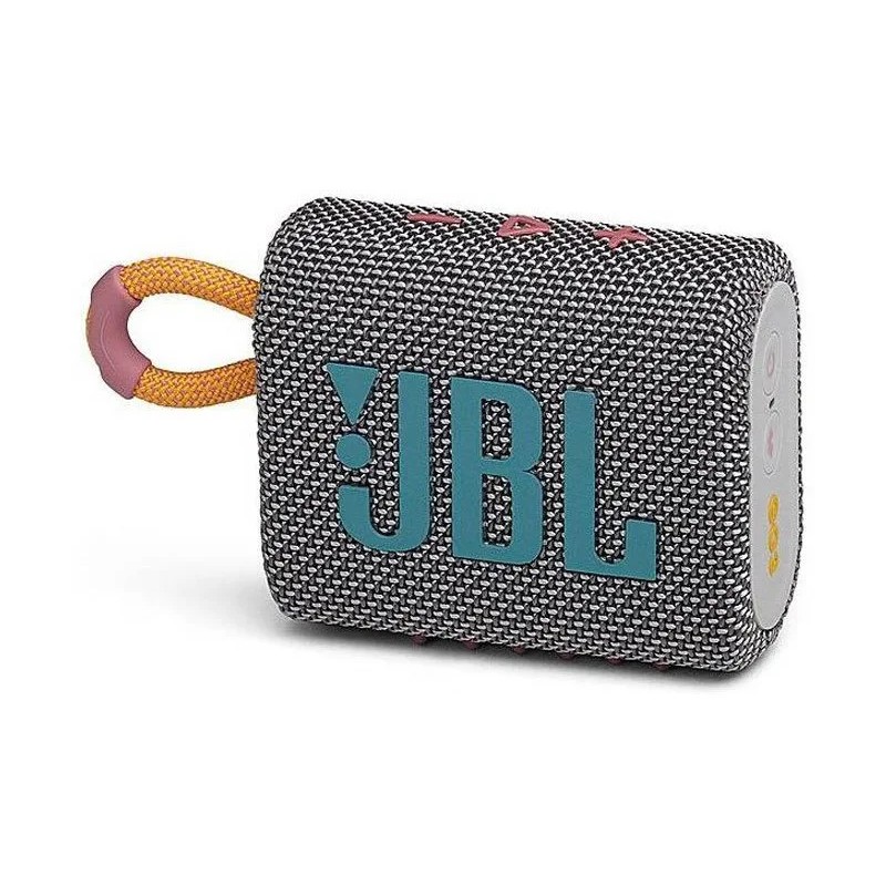 Parlante Jbl Go 3 Portátil Con Bluetooth Waterproof Grey