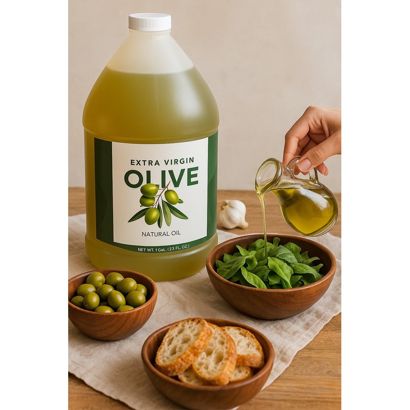 Healthy Harvest Extra Virgin Olive Oil – 1 Gallon, Cold