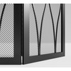 Kingson Childproof Fireplace Screen 3- Panel Modern Handcrafted Wrought Iron