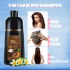 KAISASA Hair Dye Shampoo for Grey Hair Immediately (Chestnut Brown)