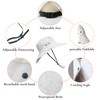 NPJY Ponytail Sun Hats for Women Men 3” Wide Brim