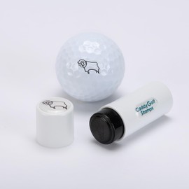 CaddyGolfStamps Derby County The Rams FC Football Design Golf Ball Stamper Stamp Marker Personalise your Golf Balls Golf Gift Birthday Gift