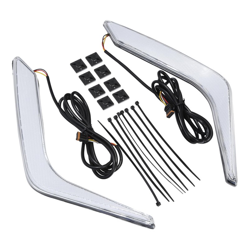 TCMT Rear Saddlebag Light Accents Clear Lens Fit For Honda