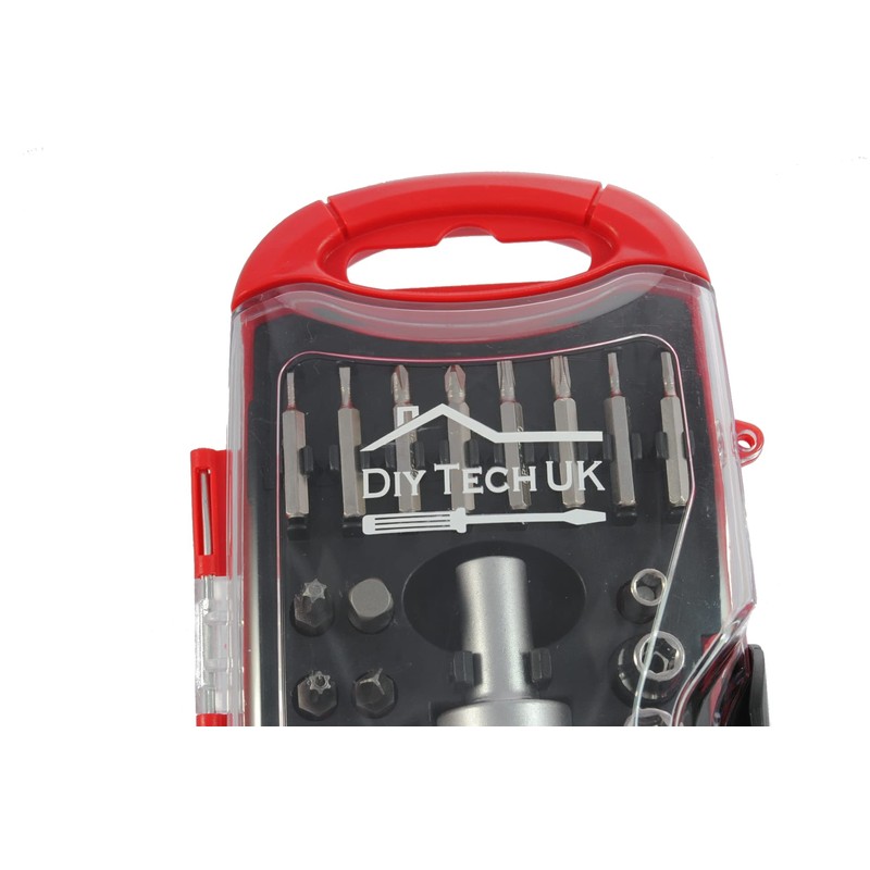 DIY TECH UK - 30 in 1 Magnetic Ratchet Screwdriver
