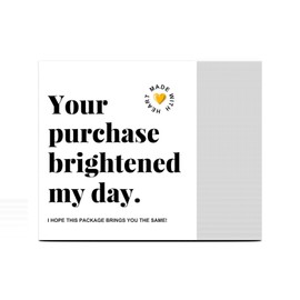 Zgwansui 100pcs Thank You Cards Small Business, Thank You for Your Order Purchase Supporting Cards Mini, Customer Appreciation Note Card Essentials Packaging Supplies for Online Retail Shop, A