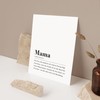 Mama Poster DIN A4: Mama Definition
