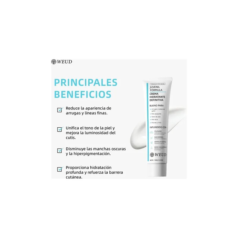 100g Crema Gel Hidratante Noche Cuidado Facial Definitiva