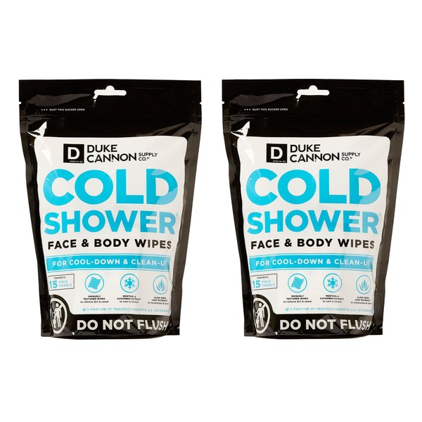 Duke Cannon Cold Shower Cooling Field Towels For Face &