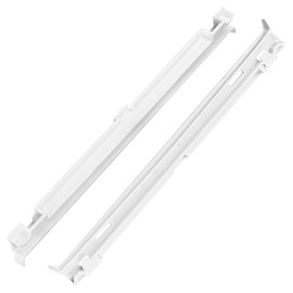 Romalon 2-Pack 2223320 Track Refrigerator Crisper Drawer Slide Rail Fit for Whirlpool Kenm0re Refrigerator Pan Slide Replace Number 1016208, AH869557, EA869557, PS869557 - a Set of Rails