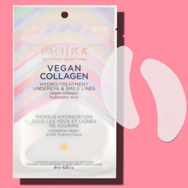 Pacifica Beauty, Vegan Collagen Hydro-Treatment Undereye & Smile Lines, Aging & Mature Skin, For Tired Skin, Dark Circles, Hyaluronic Acid, Bio-Degradable Patches, Eye Patches for Puffy Eyes, Vegan