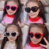 Canoazo Heart Polarized Sunglasses Cute Sunglasses for Children Aged 3