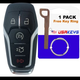 USAKEYS For 2013 2014 2015  Ford Fusion Smart Remote Key Fob M3N-A2C3124330