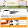 Soccer Goals for Backyard Set, Portable Kids Toddler Soccer Goal