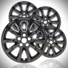 Elite Auto Chrome 17" Gloss Black Wheel Skin Kit fits
