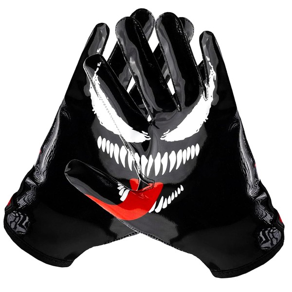 TAQCHA Villain Football Gloves - Tacky Grip Skin Tight -