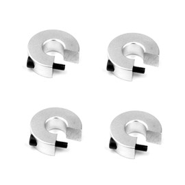 euroharry 2 x SBR Linear Guide Slide Rail Shaft with 4 x SBR UU Bearing Block 3D Printer CNC Parts Carbon Rich Steel Chrome (4 x SBR12 Rail Stopper, SBR12)