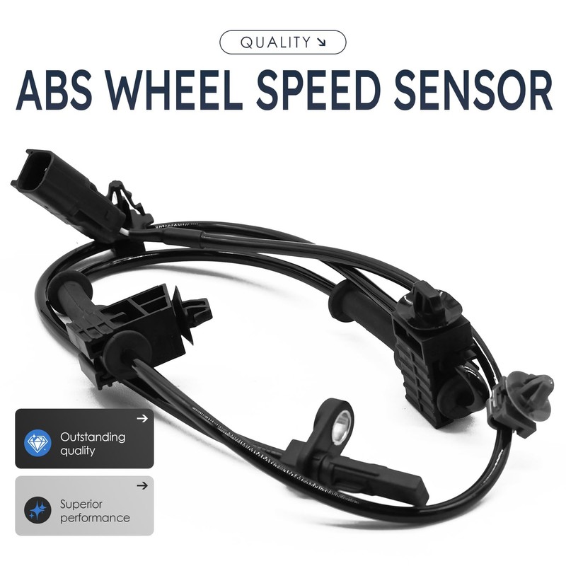 2Pcs Front Left and Right Abs Wheel Speed Sensor Compatible