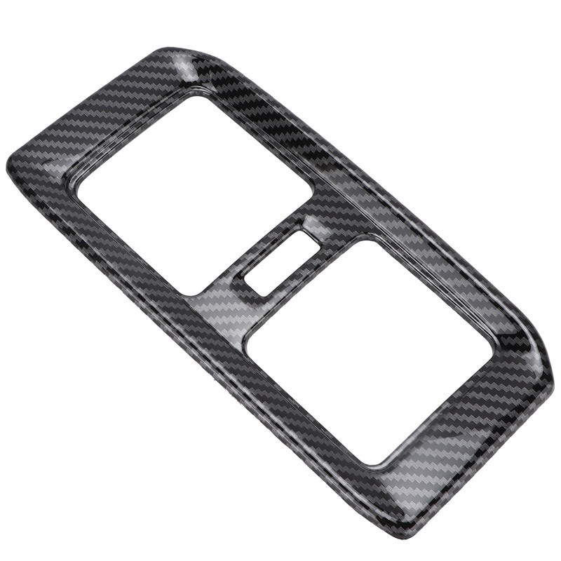 Rear Air Conditoner Outlet Vent Cover Panel Trim Carbon Fiber