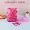 100 Pcs Disposable Shower Caps, Waterproof Shower Cap Essential For