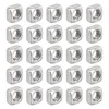 uxcell M8-1.25x6.5 Square Nuts, 304 Stainless Steel Coarse Thread Square