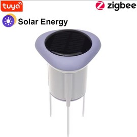 Smart Solar-Powered Soil Sensor, Zigbee Temperature and Moisture Monitor