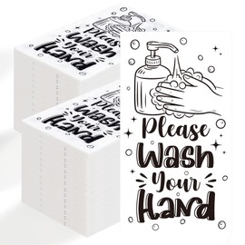 200 PCS Wash Your Hands Paper Napkins, Disposable Hand Towels for Bathroom, Bathroom Etiquette Napkins Guest Disposable, Paper Towels Napkin for Powder Room Wedding Birthday Anniversary Baby Shower