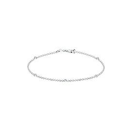 Elli Women's Basic Filigree Bracelet Can be Combined with Crystals in 925 Sterling Silver, Sterling Silver, Crystal
