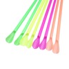 200pcs Snow Cone Spoon Straws, BetterJonny Plastic Spoon Straws Drinking