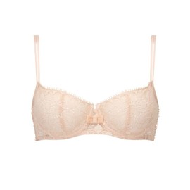 Chantelle Women's Day to Night Lace Unlined Demi Bra, Nude Blush, 34E (34DD)