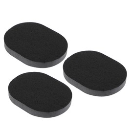 FOMIYES 3pcs Bamboo Charcoal Facial Cleanser Pads Face Washers Makeup Removing Puff