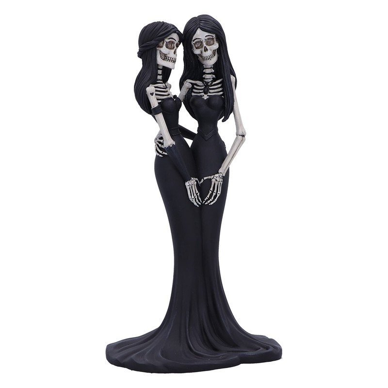 Nemesis Now Eternal Sisters 24cm, Resin, Gothic Wedding Giftware, Skeleton