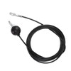 Fitness Gym Replacement Cable, Black Replacement Gym Cable for Homes