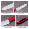 Cerahome Ceramic knife, Ceramic kitchen Knife Set with Sheath Super