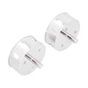2 Pcs Hole Saw Drill Bit Coating Uniformity Wearproof Incision