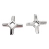 2PCS Meat Grinder Blade Knife Cutter Stainless Steel Easy Replacement