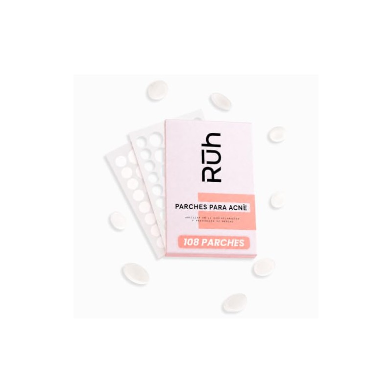 RÜH - Parches para Acné 108 Pack – Parches Hidrocoloides