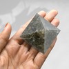 Smoky Quartz Pyramid Crystal Healing Stones - 1.5" Great Pyramid