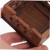 FUNOMOCYA Luxury Ornament Base Wooden Stand for Tall Vase Teapot