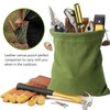 ISIKUKU Canvas fruit picking bag, shell collection bag, seed collection