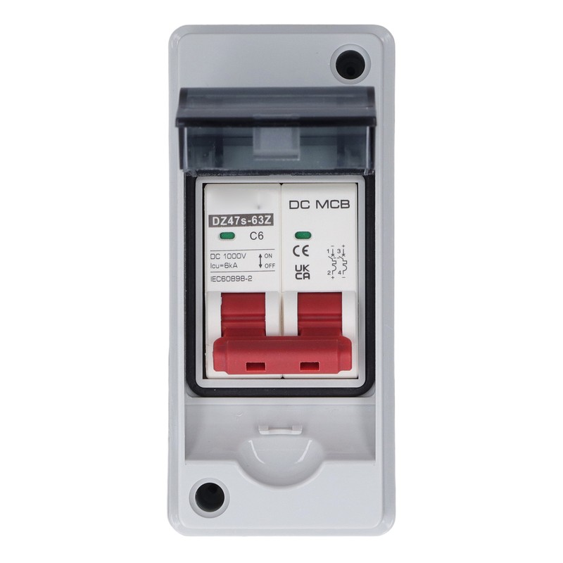 Circuit Breaker 2P 1000V DC 6A Isolation Switch with IP65