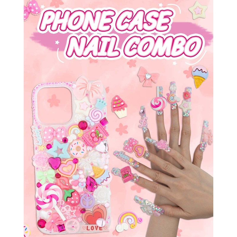 DoDoBeads Cute Junk Case Charms Kit