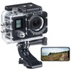 Somikon Einsteiger-4K-Action-Cam, WLAN, 2 Displays, Full HD 60 B./Sek., IP68