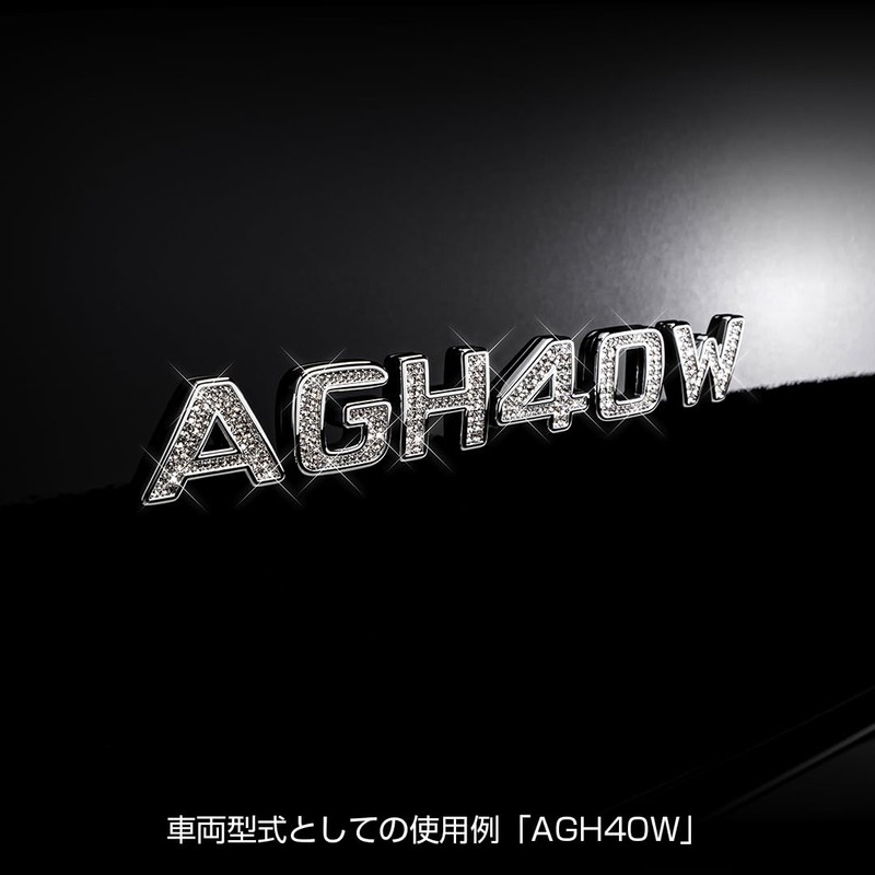 Garson DAD Jewelry Initial Emblem Crystal X SA755-01 SA755-01 D.A.D