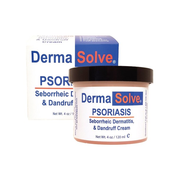 Dermasolve Psoriasis, Seborrheic Dermatitis & Dandruff Cream Formulated to treat Itchy Flakey Inflamed Skin & Prevent Future Flares to Provide Soothing Moisturizing Relief. Dr. Recommended. (4.0 oz.)