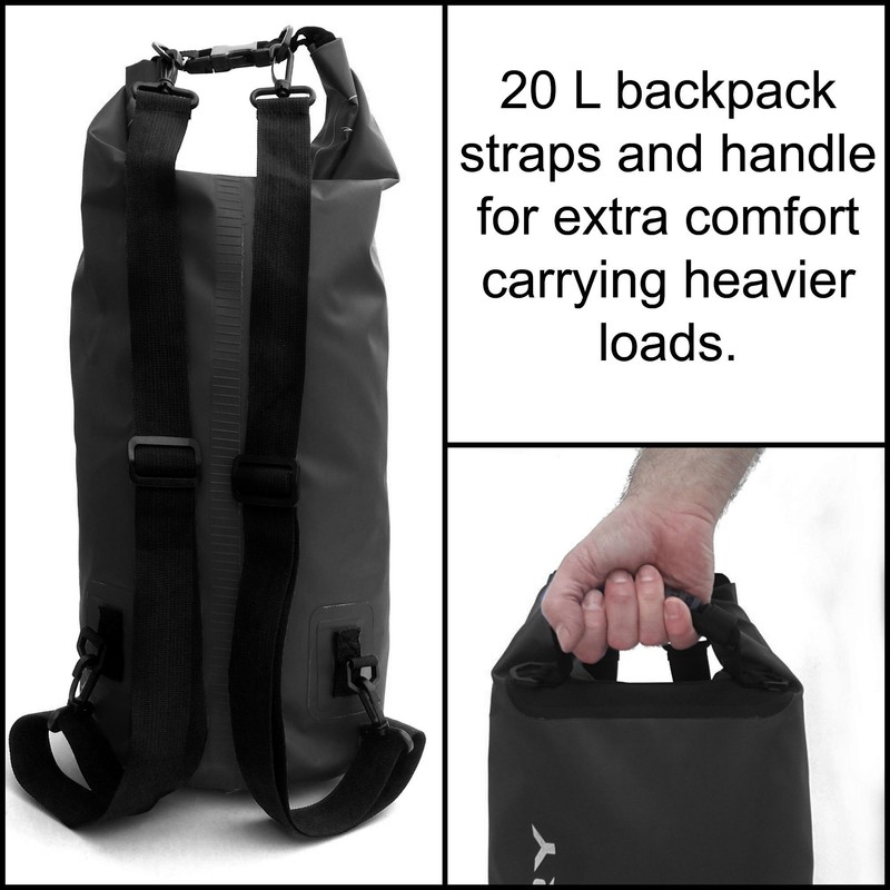 Premium Waterproof Bag, Sack with phone dry bag and long