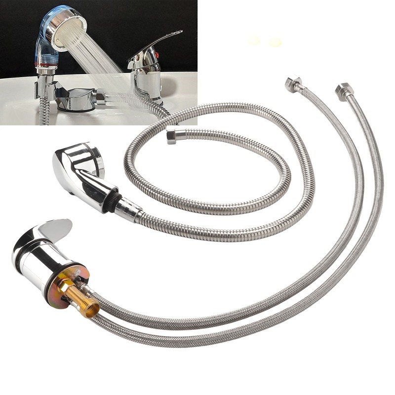 Shampoo Bed Faucet Kit Ceramic Valve Good Sealing Hot Cold