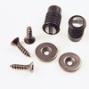 Highpoint Magnetic Catches 5/16" Pair - Black Cabinet Door Catches