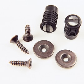 Highpoint Magnetic Catches 5/16" Pair - Black Cabinet Door Catches